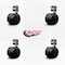 Service Caster 2'' Nylon Twin Wheel Casters with Corner Mounting Bracket , 4PK SCC-UHGR02S50-NYS-716-4-CB90-4 - alternate 3